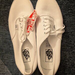 [New] Vans White Sneakers - Men's Size 9.5
